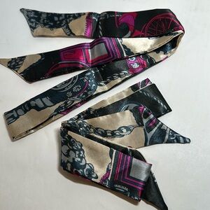 Two Thin Purse Scarves / Hair Bands / Scarves - #1126